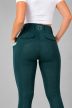 Helica Equestrian teliszilikonos hibrid leggings - méregzöld