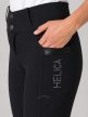Helica Equestrian teliszilikonos hibrid leggings - fekete