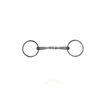 HKM kétszer tört csikózabla Soft Touch 14 mm vastag