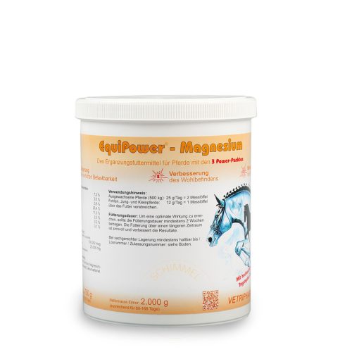 EquiPower - Magnézium L-triptofánnal és B12 vitaminnal  750g